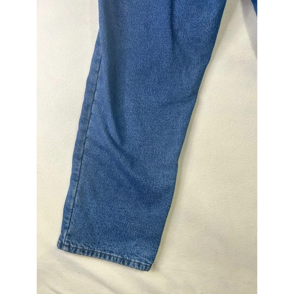 LL Bean Mens Classic Fit Denim Jeans Blue Medium Wash Straight Leg 37x29